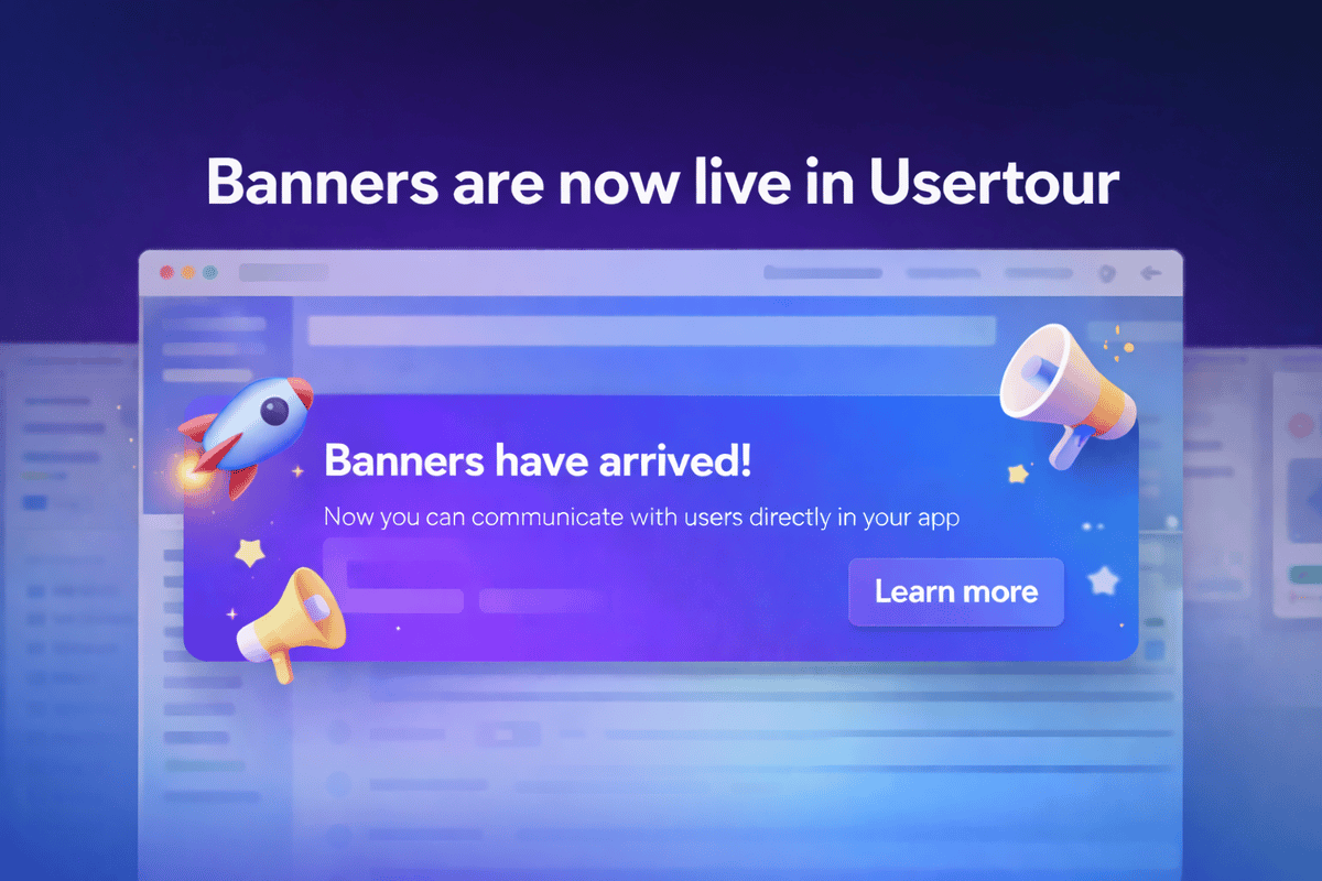 Usertour v0.5.0: Banners are now live
